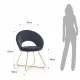 Scaun Tapitat Edda Grey 4733 Tomasucci Italia 