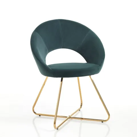Scaun Tapitat Edda Green 4734 Tomasucci Italia 