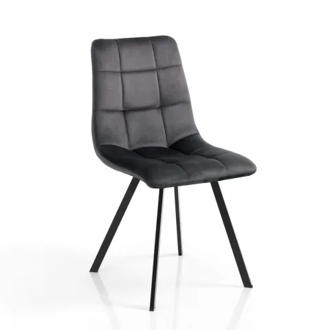 Scaun Tapitat Toffee Black 4737 Tomasucci Italia 
