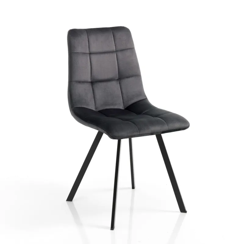 Scaun Tapitat Toffee Black 4737 Tomasucci Italia 