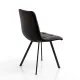 Scaun Tapitat Toffee Black 4737 Tomasucci Italia 