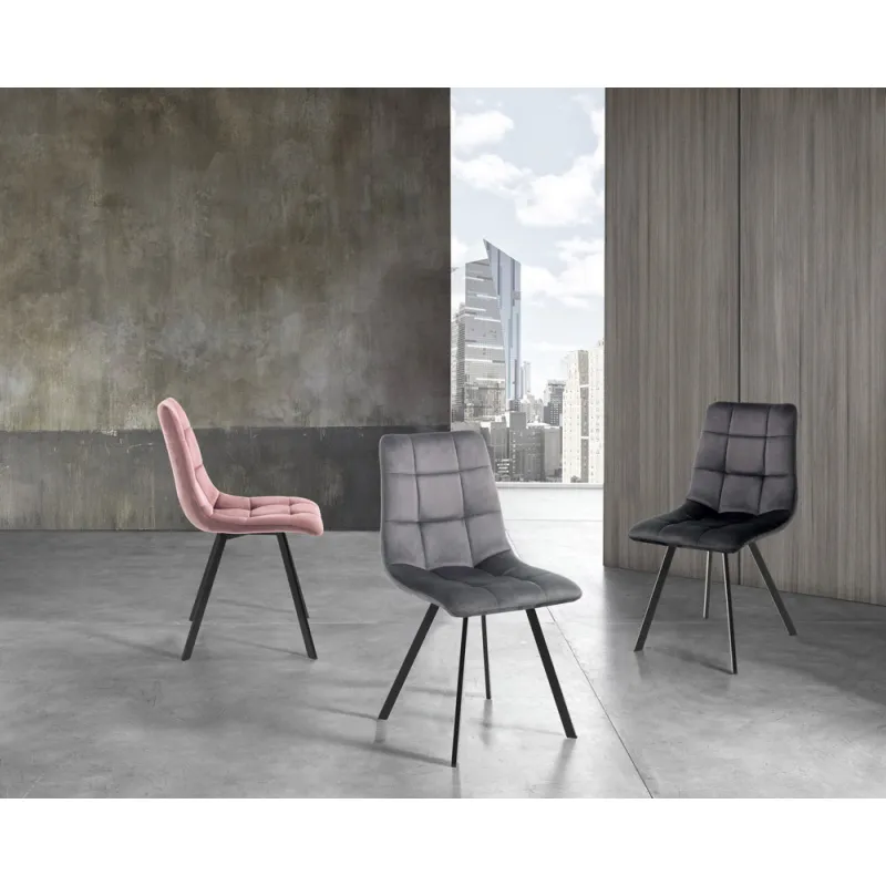 Scaun Tapitat Toffee Black 4737 Tomasucci Italia 