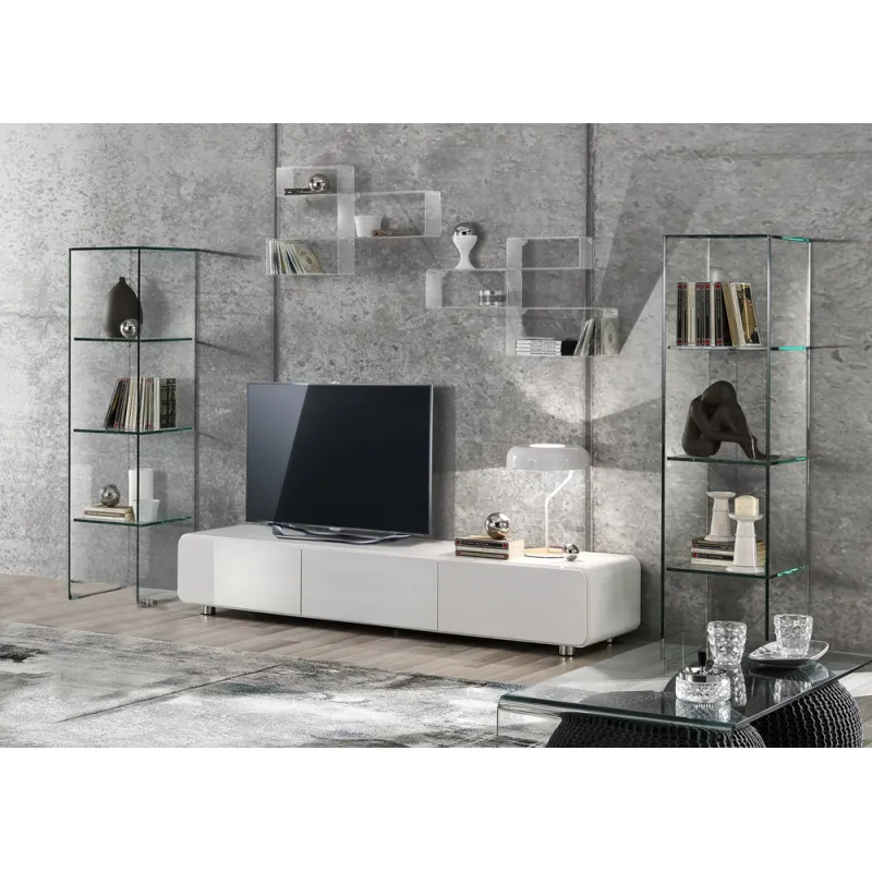 Biblioteca Din Sticla New Blanko 4753 Tomasucci Italia 