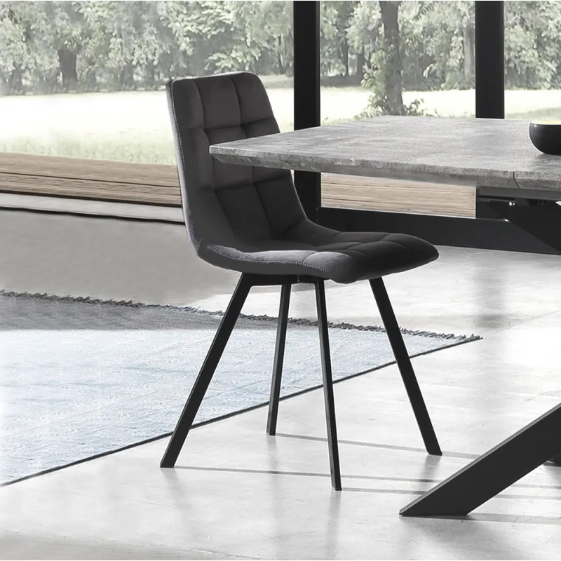 Scaun Captusit New Tania Anthracite 4754 Tomasucci Italia 