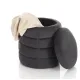 Taburet Cu Lada Depozitare Gum Grey 4757 Tomasucci Italia 
