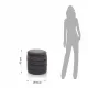 Taburet Cu Lada Depozitare Gum Grey 4757 Tomasucci Italia 