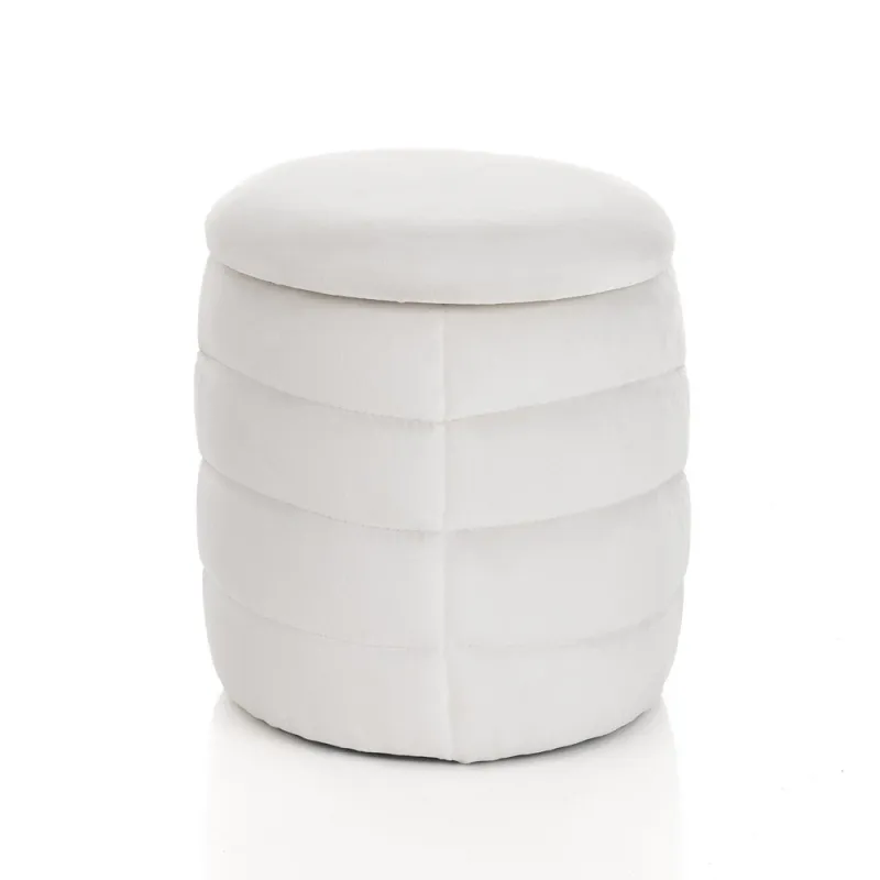 Taburet Cu Lada Depozitare Gum White 4758 Tomasucci Italia 