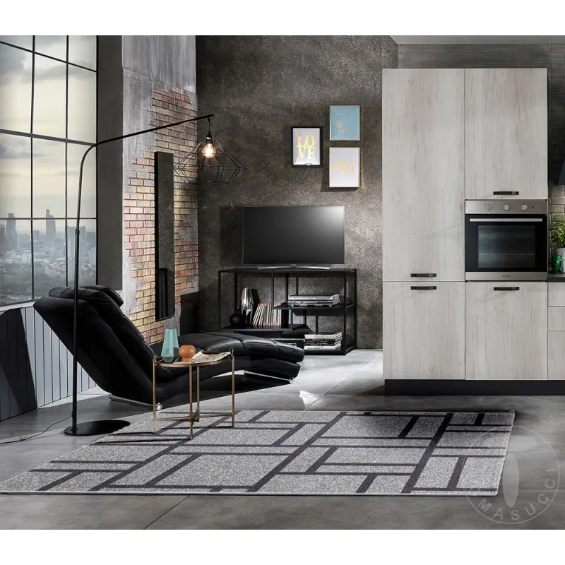 Covor Serie City Grey Black 11 4837 Tomasucci Italia 