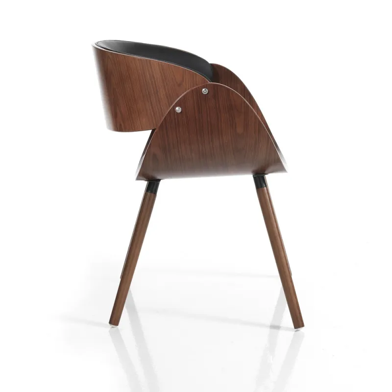 Scaun Din Lemn Masiv Visby Evo Dark Wood 4928 Tomasucci Italia 
