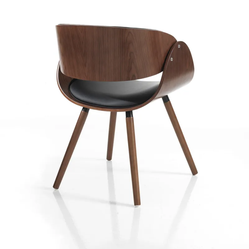 Scaun Din Lemn Masiv Visby Evo Dark Wood 4928 Tomasucci Italia 