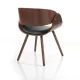 Scaun Din Lemn Masiv Visby Evo Dark Wood 4928 Tomasucci Italia 