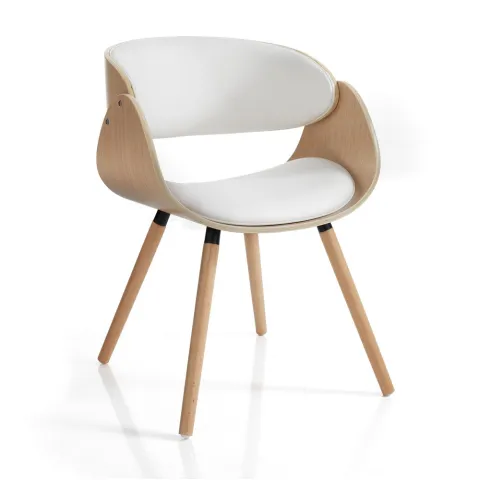 Scaun Din Lemn Masiv Visby Evo Wood 4929 Tomasucci Italia 