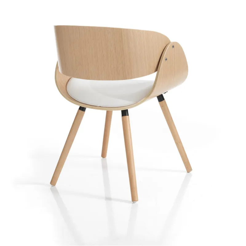 Scaun Din Lemn Masiv Visby Evo Wood 4929 Tomasucci Italia 