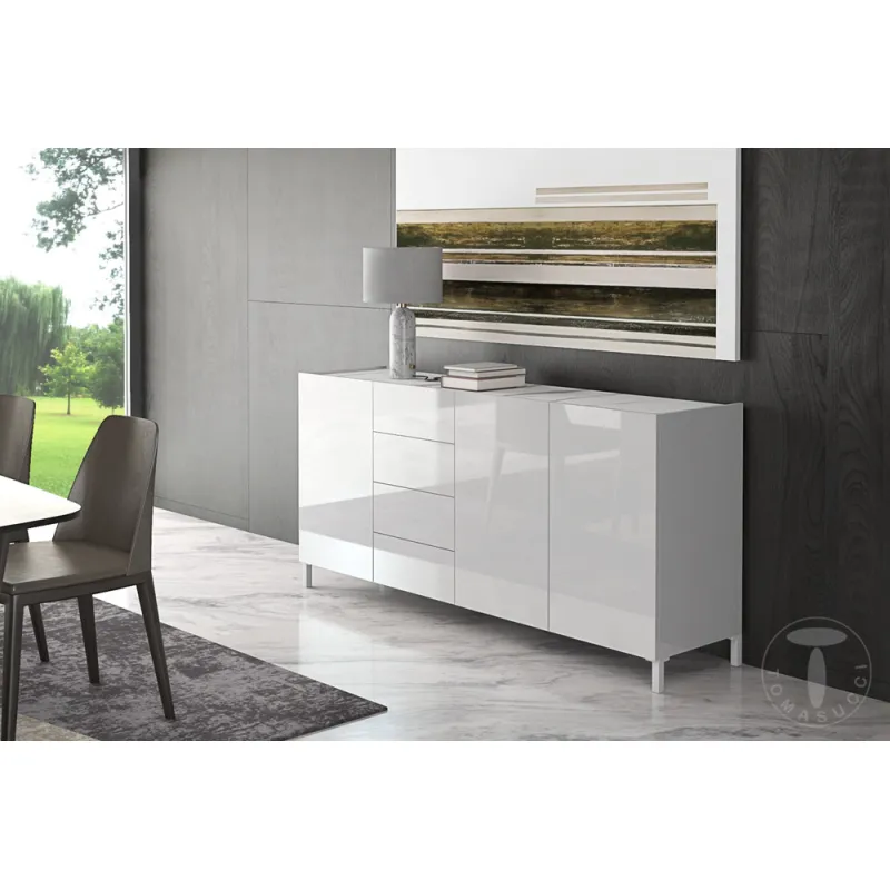 Bufet Mare Din Panouri Ecologice Eddy 4934 Tomasucci Italia 