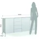 Bufet Mare Din Panouri Ecologice Eddy 4934 Tomasucci Italia 