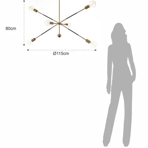 Candelabru Devon B 4940 Tomasucci Italia 