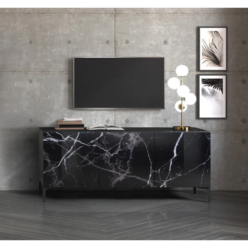 Bufet Din Panouri Ecologice Kim Black Marble 4969 Tomasucci Italia 