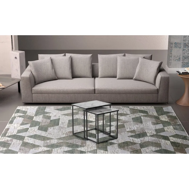 Set 2 Masute De Cafea 2 Thin White Marble 5024 Tomasucci Italia 