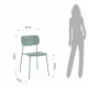 Scaun Primary Green 5037 Tomasucci Italia 