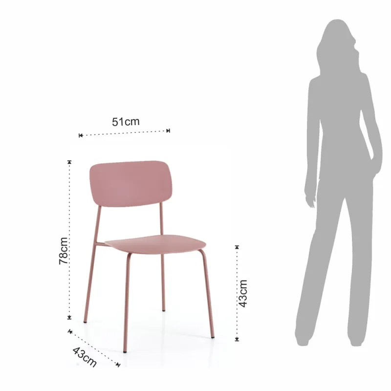 Scaun Primary Pink 5038 Tomasucci Italia 