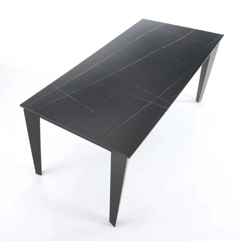 Masa Extensibila Alf Black Marble 5062 Tomasucci Italia 
