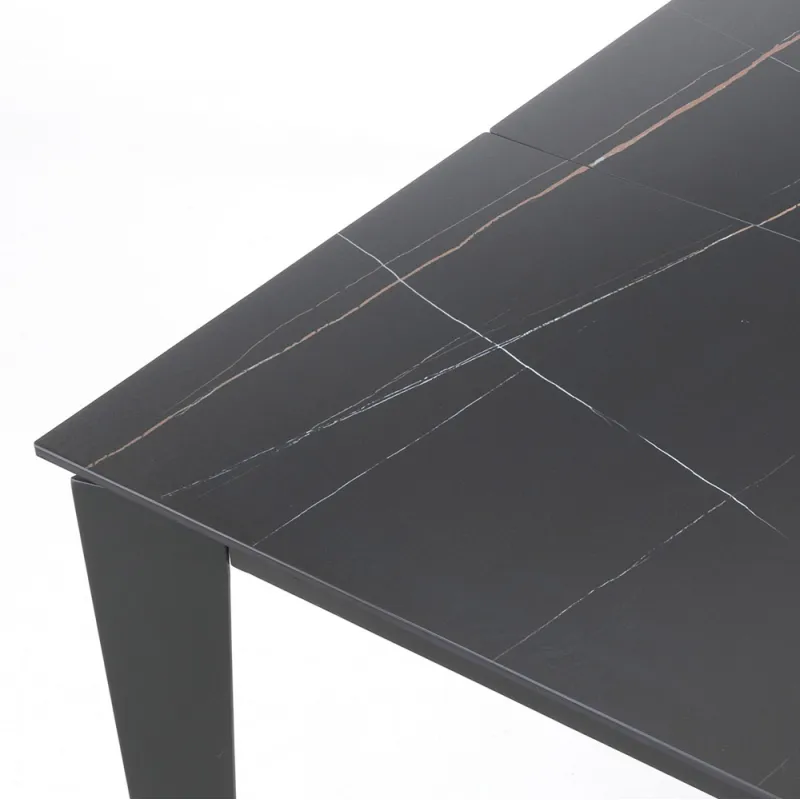 Masa Extensibila Alf Black Marble 5062 Tomasucci Italia 
