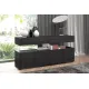 Bufet Din Panouri Ecologice Float Black Wood 4A 5065 Tomasucci Italia 