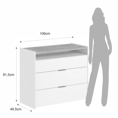 Comoda Din Panouri Ecologice Teo Cement 5069 Tomasucci Italia 