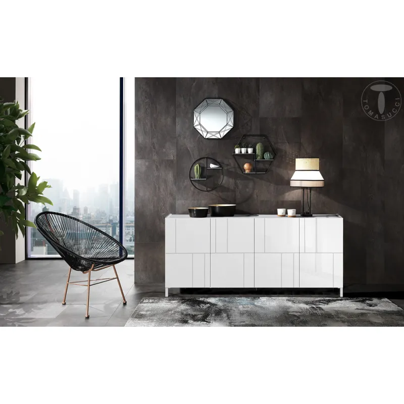 Bufet Mare Din Panouri Ecologice Eddy Random 5076 Tomasucci Italia 