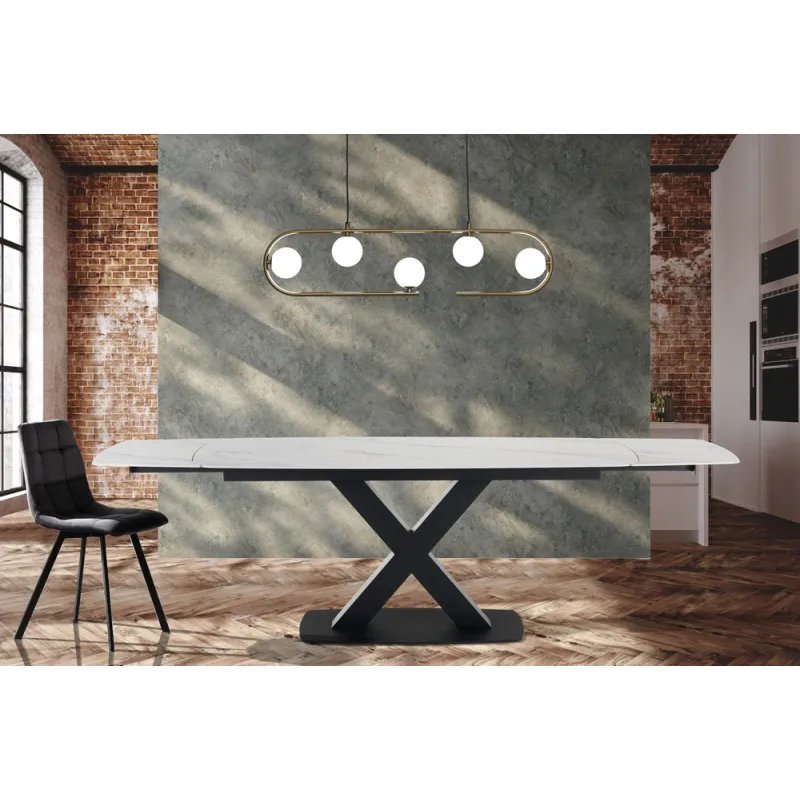 Masa Extensibila Alexa White Marble 5084 Tomasucci Italia 