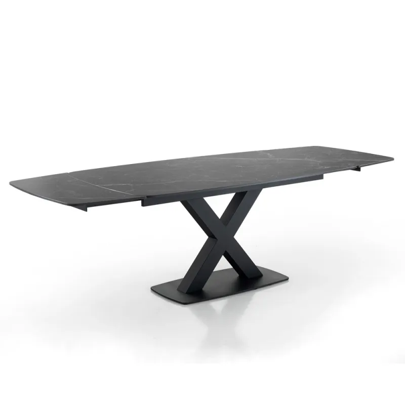 Masa Extensibila Alexa Black Marble 5085 Tomasucci Italia 