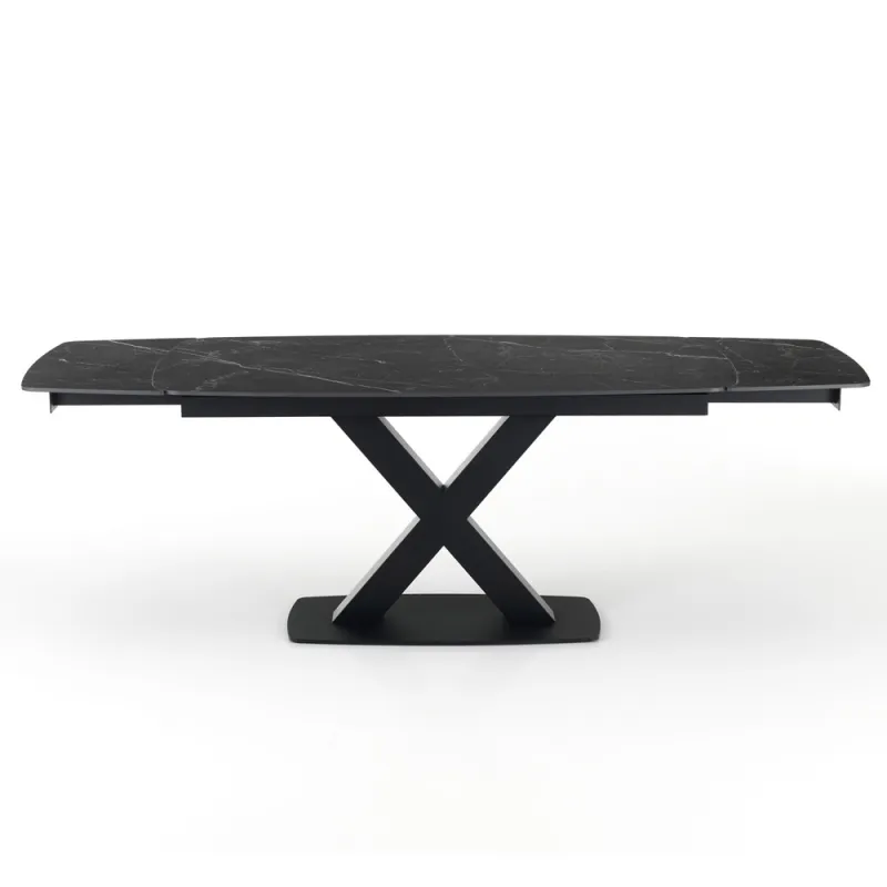 Masa Extensibila Alexa Black Marble 5085 Tomasucci Italia 