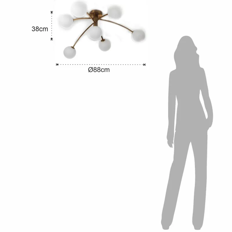 Lustra Plafon Arches 5117 Tomasucci Italia 