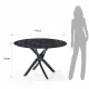 Masa Rotunda Bill Black Marble 5303 Tomasucci Italia 