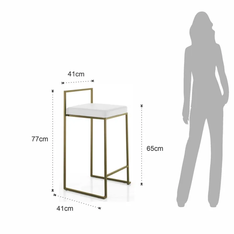 Scaun Bar Dodo Gold Home 5349 Tomasucci Italia 