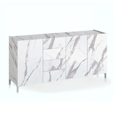 Bufet Din Panouri Ecologice Eddy White Marble 5350 Tomasucci Italia 