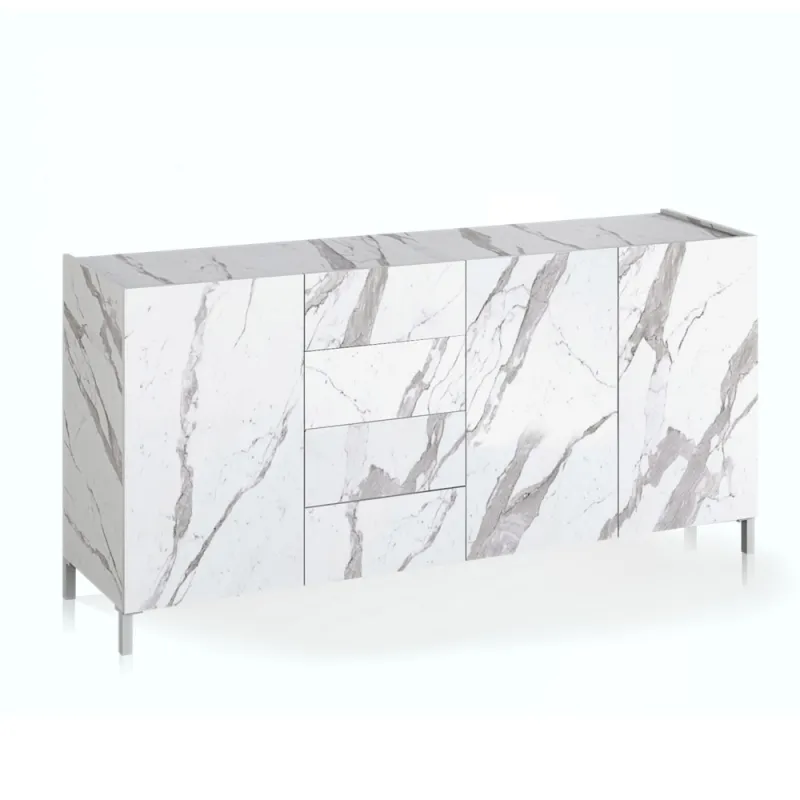 Bufet Din Panouri Ecologice Eddy White Marble 5350 Tomasucci Italia 