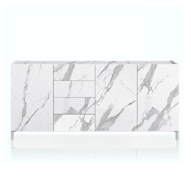 Bufet Din Panouri Ecologice Eddy White Marble 5350 Tomasucci Italia 