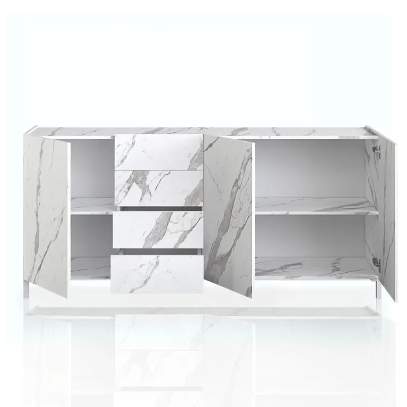 Bufet Din Panouri Ecologice Eddy White Marble 5350 Tomasucci Italia 