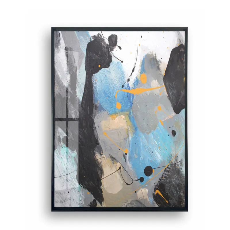 Tablou Cu Cadru Din Pvc Si Imprimeu Din Carton Watercolor Abstract 5428 Tomasucci Italia 