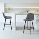 Scaun Bar Gale Grey Home 5433 Tomasucci Italia 