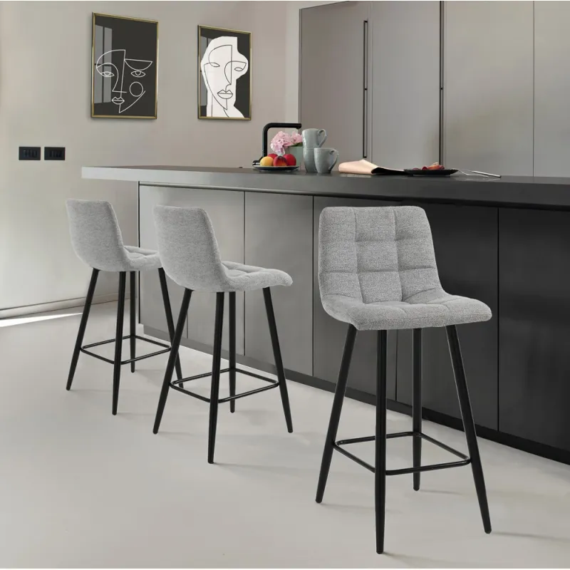 Scaun Bar Toffee Light Grey Home 5434 Tomasucci Italia 