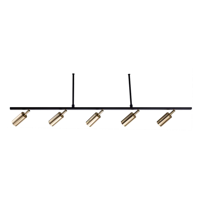 Lustra Tip Spot HUSA 8339(0225) Amplex, GU10, Negru, Polonia