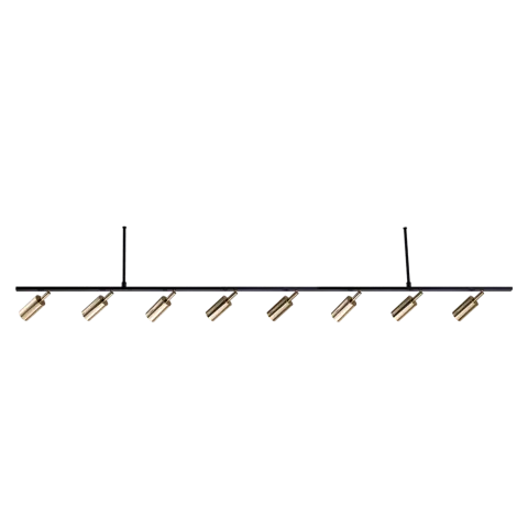 Lustra Tip Spot HUSA 8343(0227) Amplex, GU10, Negru, Polonia