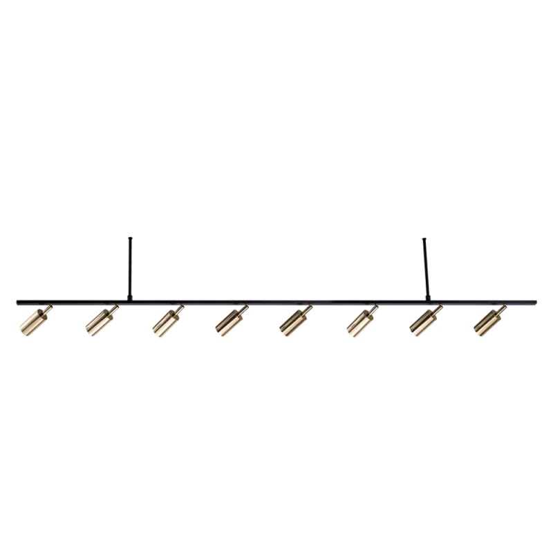 Lustra Tip Spot HUSA 8343(0227) Amplex, GU10, Negru, Polonia