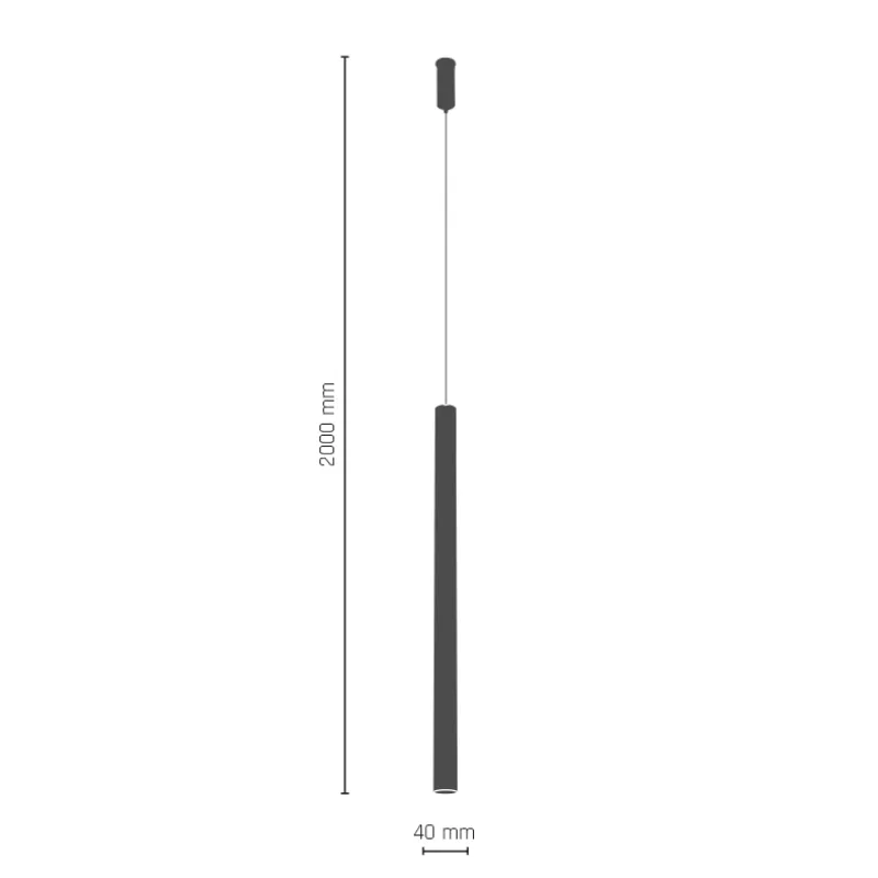 Pendul AKADI 8883(0132) Amplex, GU10, Negru, Polonia