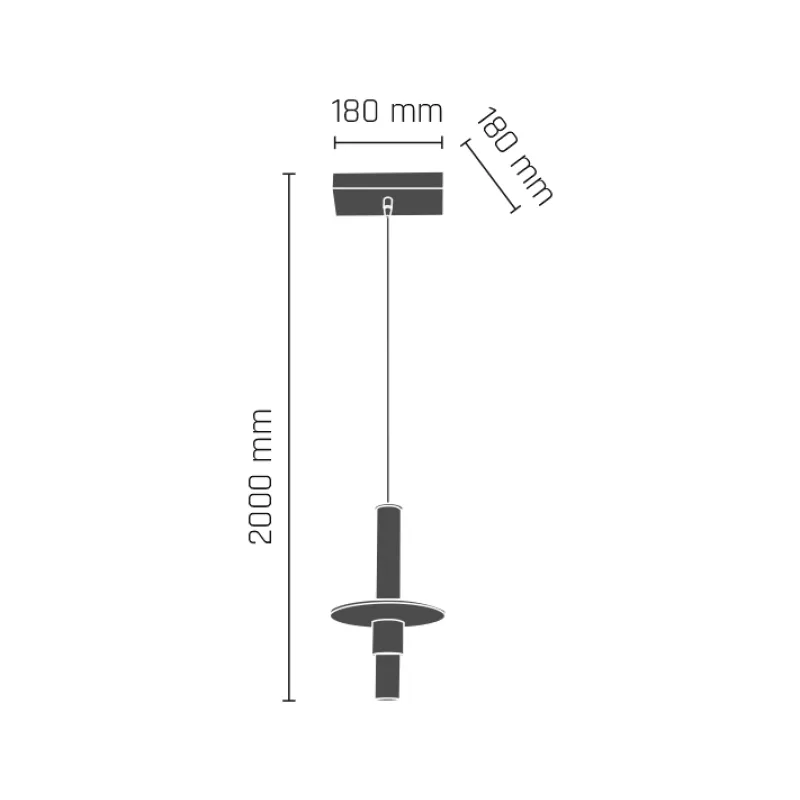 Pendul ALVITO 8146(0531) Amplex, GU10, Negru, Polonia