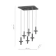 Candelabru ALVITO  8155 Amplex,  Alb, Polonia.