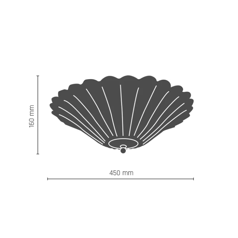 Plafoniera BACELO 8159 Amplex,  Argintiu, Polonia.