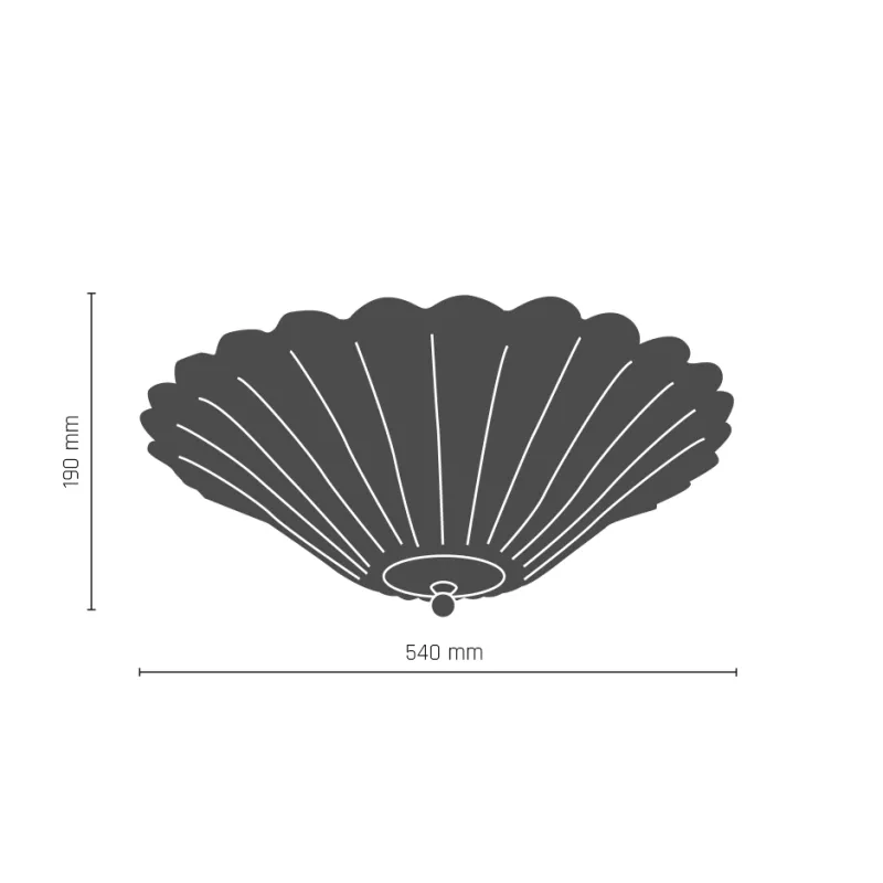 Plafoniera BACELO  8157 Amplex,  Argintiu, Polonia.